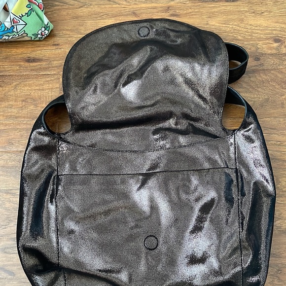 Halston Heritage Bags New Halston Heritage Metallic Silver Leather